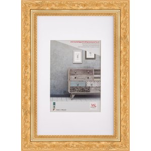 Walther Holzrahmen Barock 13x18 cm bis 50x70 cm Schwarz Anthrazit Weiß