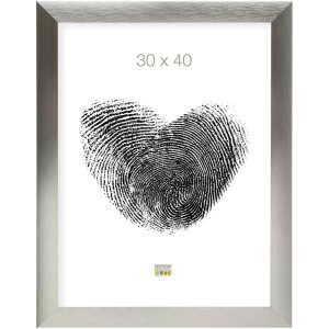 Deknudt Aluminium-Bilderrahmen S023 Silber Schwarz Bronze 10x15 bis 70x100 cm