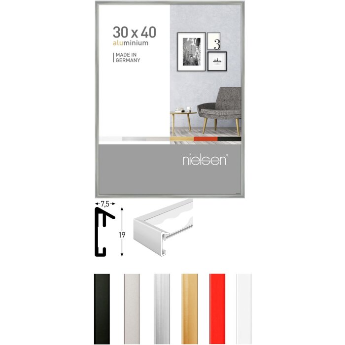 Алюминиевая рамка Картинная рамка Pixel Nielsen