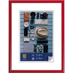 Henzo Kunststoffrahmen Napoli schmal Halbrundprofil 10x15 cm bis 70x100 cm