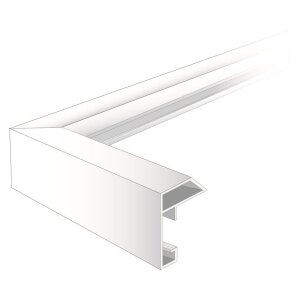 Henzo Kunststoffrahmen METALLICA mit Passepartout 10x15 cm bis 70x100 cm