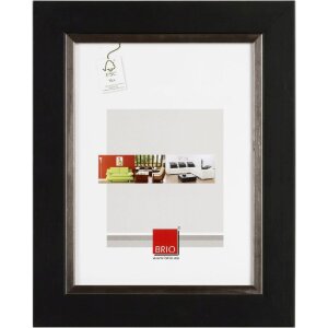 Фоторамка Ceanothe из дерева Orion с широким плоским профилем и цветной внутренней кромкой