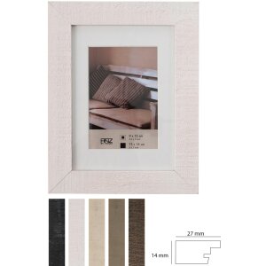 Henzo Holzrahmen Driftwood mit Passepartout 10x15 cm bis...