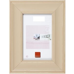 Ceanothe Holzrahmen Constance 40mm Flachprofil Klar Glas 10x15 bis 50x70 cm