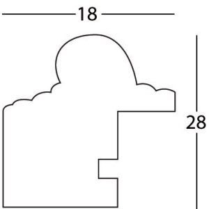 Henzo Holzbilderrahmen Verona mit Passepartout viele...