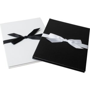 HNFD Leporello Lona Fotobuch Kunstleder 12 Fotos Schwarz Weiß 4 Formate