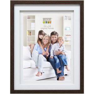 Deknudt S65KQ1 Holzrahmen Braun mit Doppelpassepartout...