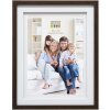 Deknudt S65KQ1 Holzrahmen Braun mit Doppelpassepartout 10x15 cm bis 30x40 cm