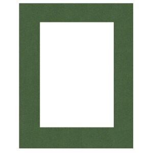 HNFD Verdone Schragschnittpassepartout grün 1,4mm in...