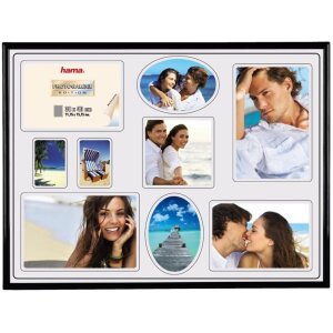 Kunststoff-Fotogalerie Madrid 10x15 cm, 13x18 cm schwarz