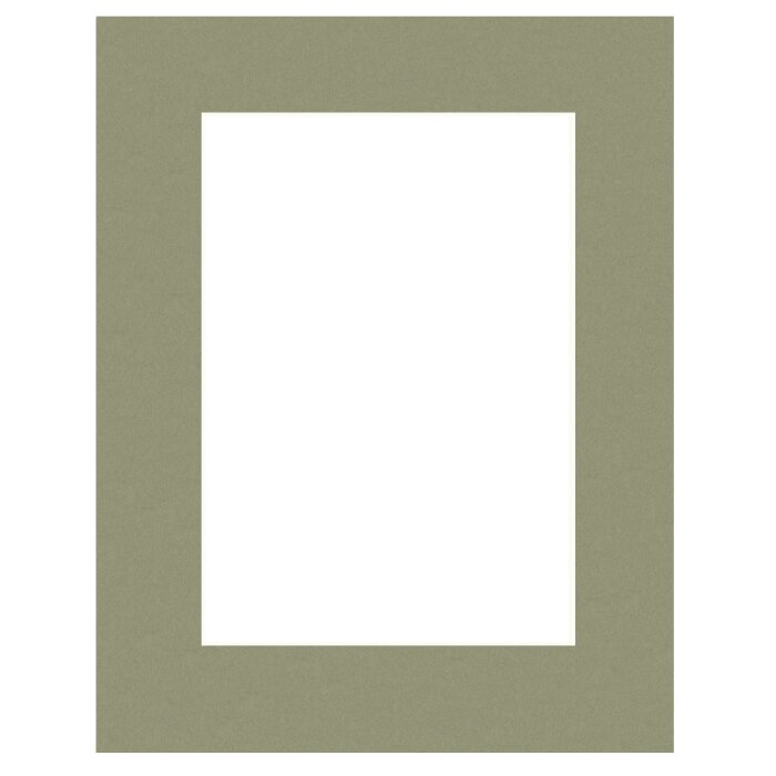 HNFD Passepartout Verda Tundra 40 Größen grün-grau 1,4 mm säurefrei