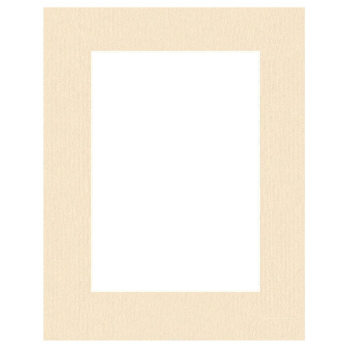 HNFD Passepartout Avorio di Castiglia Creme 40° Schräge 1,4mm säurefrei