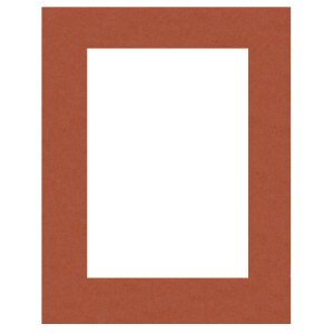 HNFD Passepartout Terra di Siena 40 Größen...