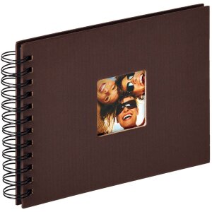 Walther Spiralalbum FUN 23x17cm 30x30cm 40 50 schwarze Seiten ohne Pergamin