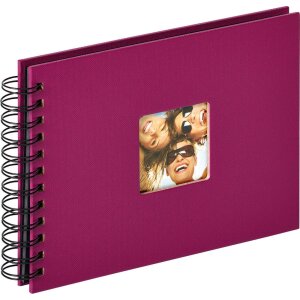 Walther Spiralalbum FUN 23x17cm 30x30cm 40 50 schwarze Seiten ohne Pergamin