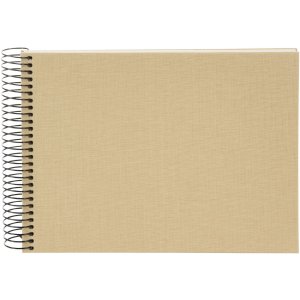 Goldbuch Spiralalbum Bella Vista sand 24x17 cm 40 weiße Seiten