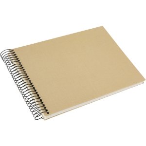 Goldbuch Spiralalbum Bella Vista sand 24x17 cm 40 weiße Seiten