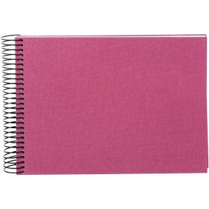 Goldbuch Spiralalbum Bella Vista fuchsia 24x17 cm 40 weiße Seiten