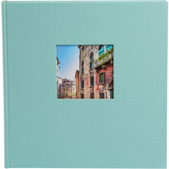 Goldbuch Fotoalbum Bella Vista Trend Aqua 30x31 cm 60 Seiten Leinen