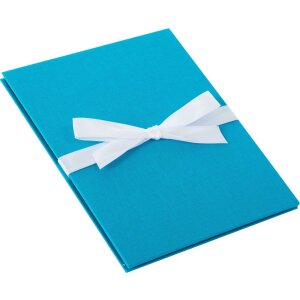 Goldbuch Leporello Bella Vista 10 Fotos 13x18 cm Leinen schwarz Schleife