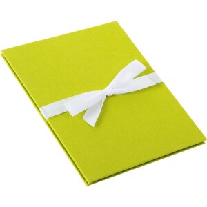 Goldbuch Leporello Bella Vista 10 Fotos 13x18 cm Leinen schwarz Schleife