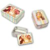ZEP Fotokiste mit Rahmen im Deckel Metallkistchen 18x12x6 cm oder 6x10x3 cm