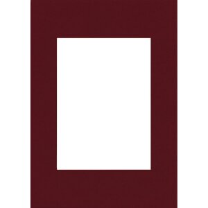 Hama Schrägschnittpassepartout rechteckig weißer Schnitt 1,4mm für Bilderrahmen