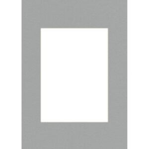 Hama Schrägschnittpassepartout rechteckig weißer Schnitt 1,4mm für Bilderrahmen