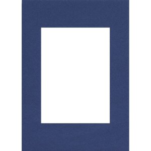 Hama Schrägschnittpassepartout rechteckig weißer Schnitt 1,4mm für Bilderrahmen