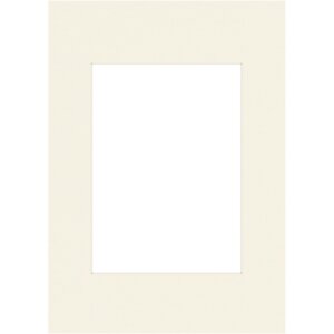 Hama Schrägschnittpassepartout rechteckig weißer Schnitt 1,4mm für Bilderrahmen