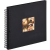 Walther Spiralalbum Fun schwarz 26x25 cm 40 schwarze Seiten