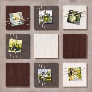 Galerierahmen La Casa für 6 Fotos 8x8 cm