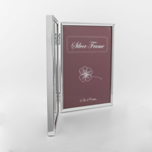 ZEP Doppelrahmen Klara versilbert Hochglanz für Fotos 7x10 10x15 13x18