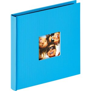 Walther Klein-Fotoalbum FUN 18x18 cm 30 schwarze Seiten