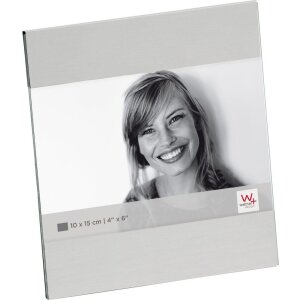 AVA Fotorahmen schwarz und silber 10x15 cm, 13x18 cm und 15x20 cm