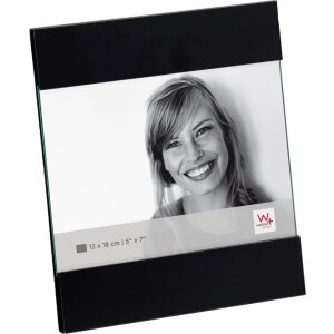 AVA Fotorahmen schwarz und silber 10x15 cm, 13x18 cm und 15x20 cm