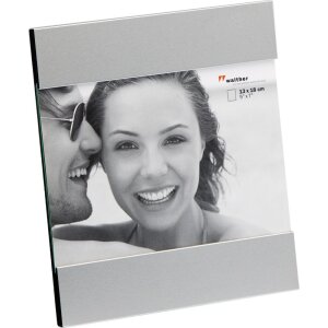 AVA Fotorahmen schwarz und silber 10x15 cm, 13x18 cm und 15x20 cm