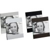 AVA Fotorahmen schwarz und silber 10x15 cm, 13x18 cm und 15x20 cm
