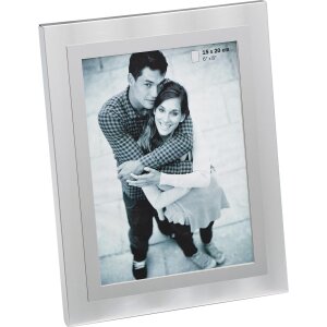 Walther Portraitrahmen Aluminium LUAN matt gebürstet Stahl Silber Champagner