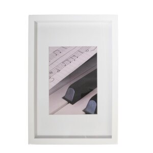 Henzo Holzrahmen PIANO Hochglanz mit Passepartout 13x18...