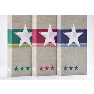 Walther Einsteckalbum Stellar rosa blau grün 9x13 10x15 11x15 13x18 cm