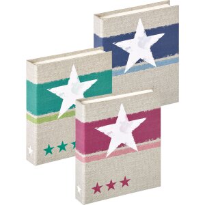 Walther Einsteckalbum Stellar rosa blau grün 9x13 10x15 11x15 13x18 cm