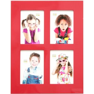 S66WK Hochglanzrahmen Holz Fotogalerie und Einzelrahmen