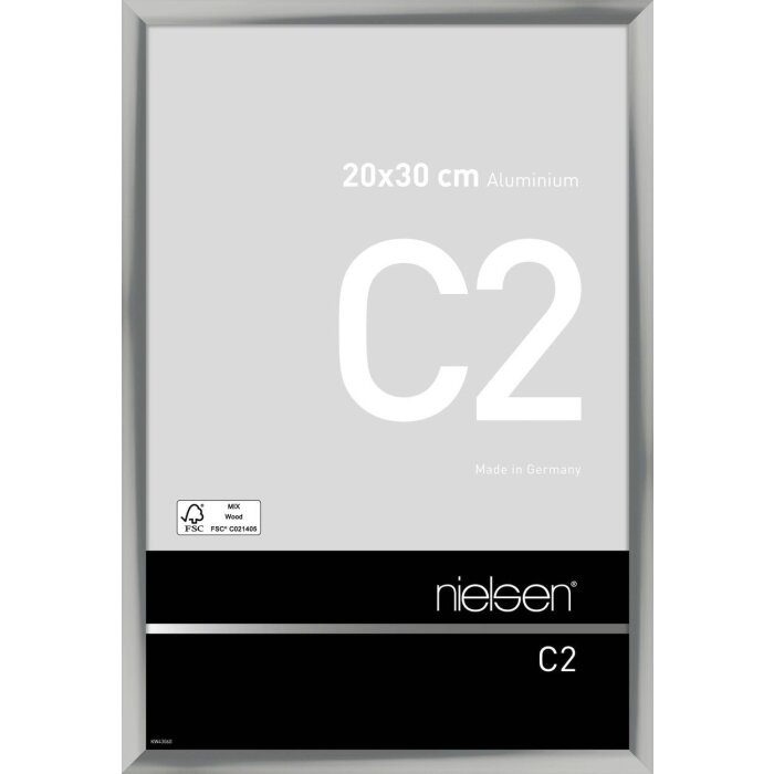 Алюминиевая рамка Nielsen C2 20x30 см серебристая