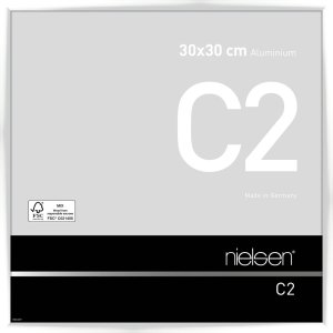 Nielsen алюминиевая рамка C2 30x30 см белая глянцевая