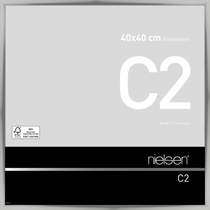 Nielsen алюминиевая рама C2 40x40 см серебристый