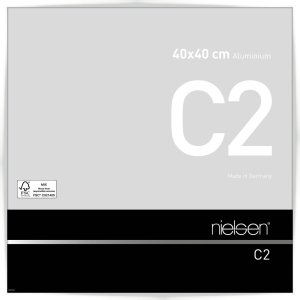 Nielsen алюминиевая рамка C2 40x40 см белая глянцевая