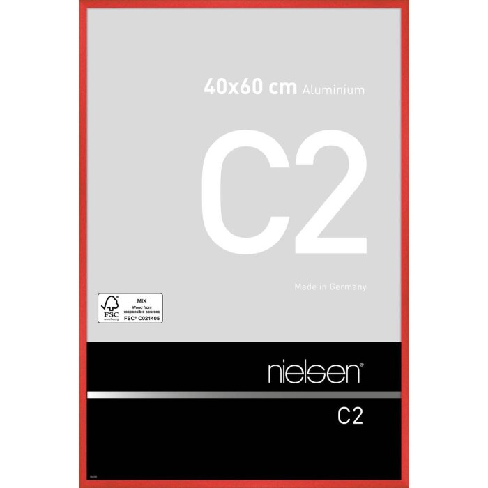 Nielsen алюминиевая рама C2 40x60 см торнадо красный