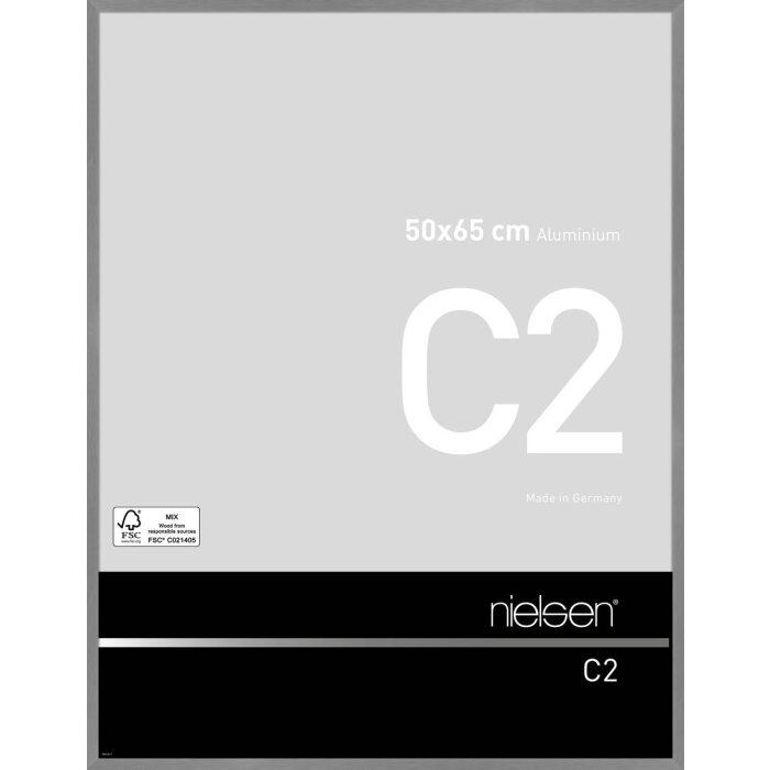 Nielsen алюминиевая рама C2 50x65 см текстурированная серая матовая