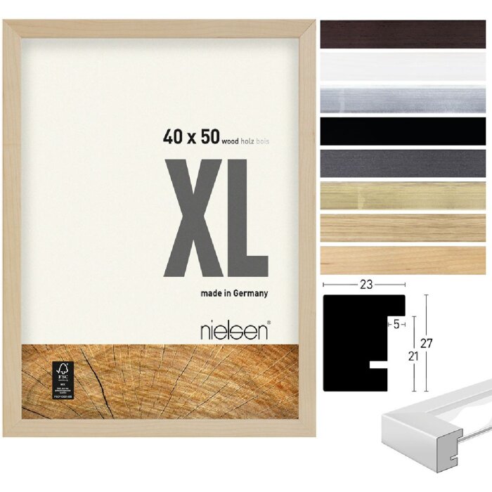 Деревянная рамка Nielsen XL 40x50 см - 70x100 см